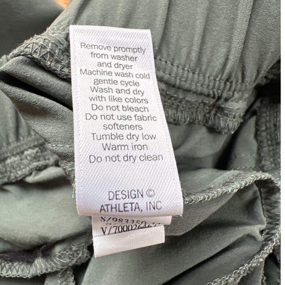 Athleta Cinchable Lightweight Aspire Ankle Jogger Pants, Size 2, EUC - Picture 6 of 6